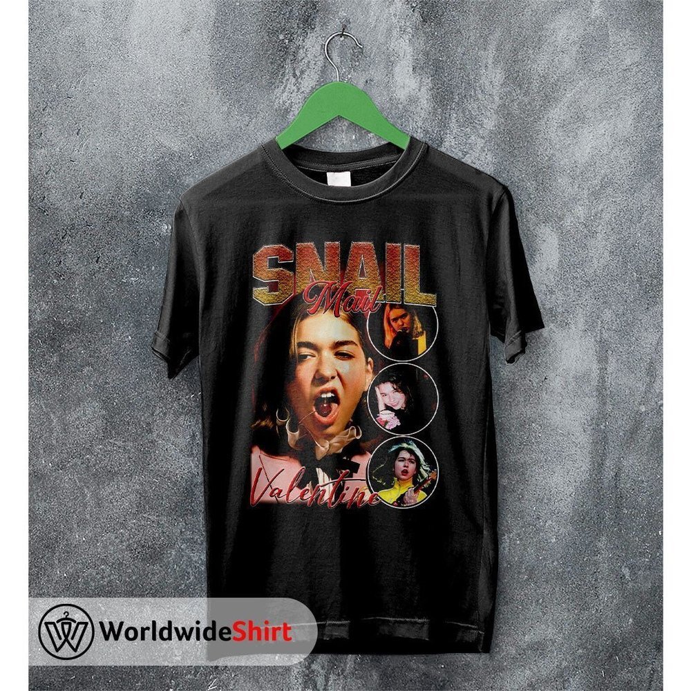 Snail Mail Valentine 90s Indie Rock Music Graphic Fan Art T-Shirt 05